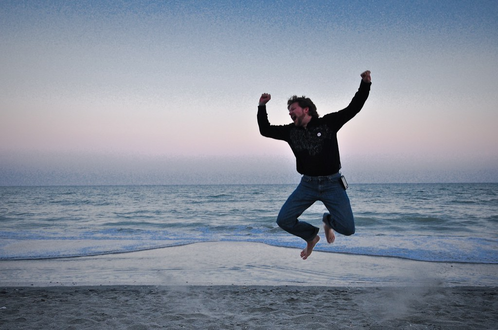 “Jump for Joy” by kreg.steppe is licensed with CC BY-SA 2.0. To view a copy of this license, visit https://creativecommons.org/licenses/by-sa/2.0/